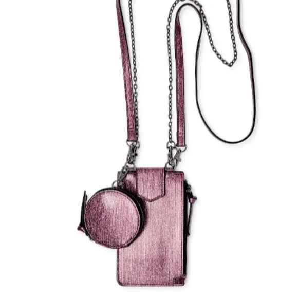 NO BOUNDARIES 3 PIECE GIFT SET CELLPHONE CROSSBODY CHAIN STRAP POUCH - Picture 6 of 6